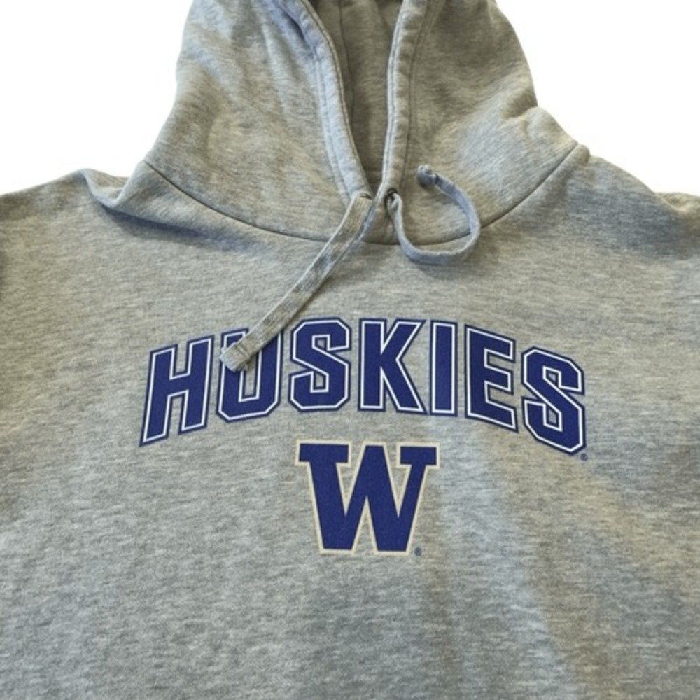 Fanatics Gray Collegiate Huskies Graphic Hoodie, 3XL - Picture 3 of 6
